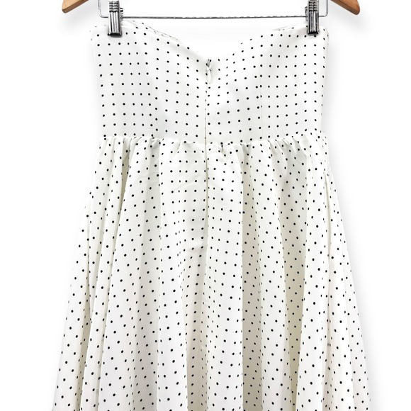 Mestiza New York NEW White Puff Puff Strapless Ball Gown - Women's‎ Size 6 - Picture 13 of 16